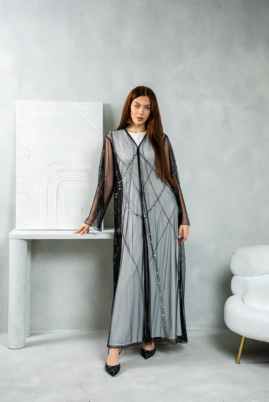 WEDDING ABAYA - 2025ABY04